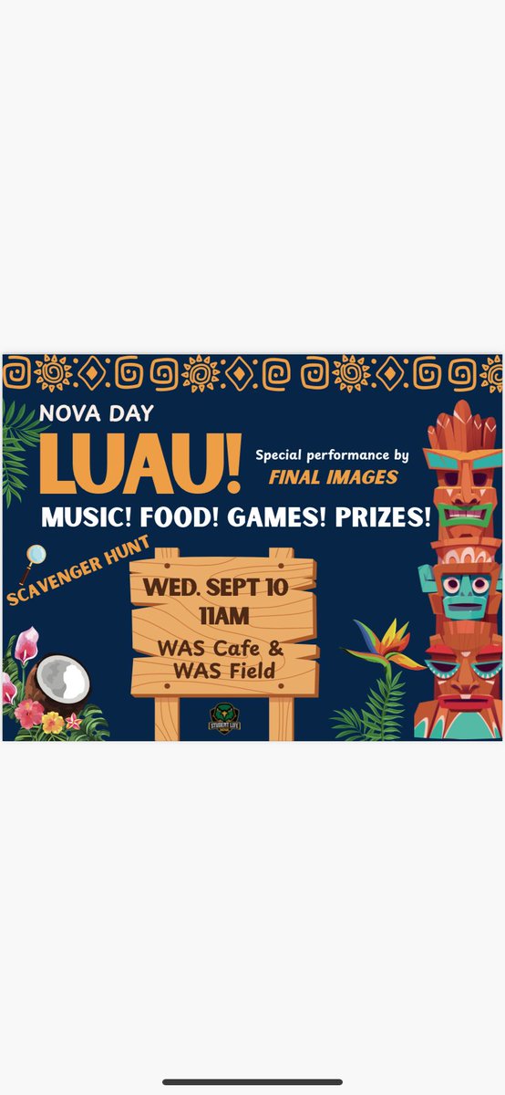 Join us for NOVA Day at the Woodbridge campus on 9/10 for learn all about our clubs and services, and while you’re there, enjoy free food, games, and a live concert!