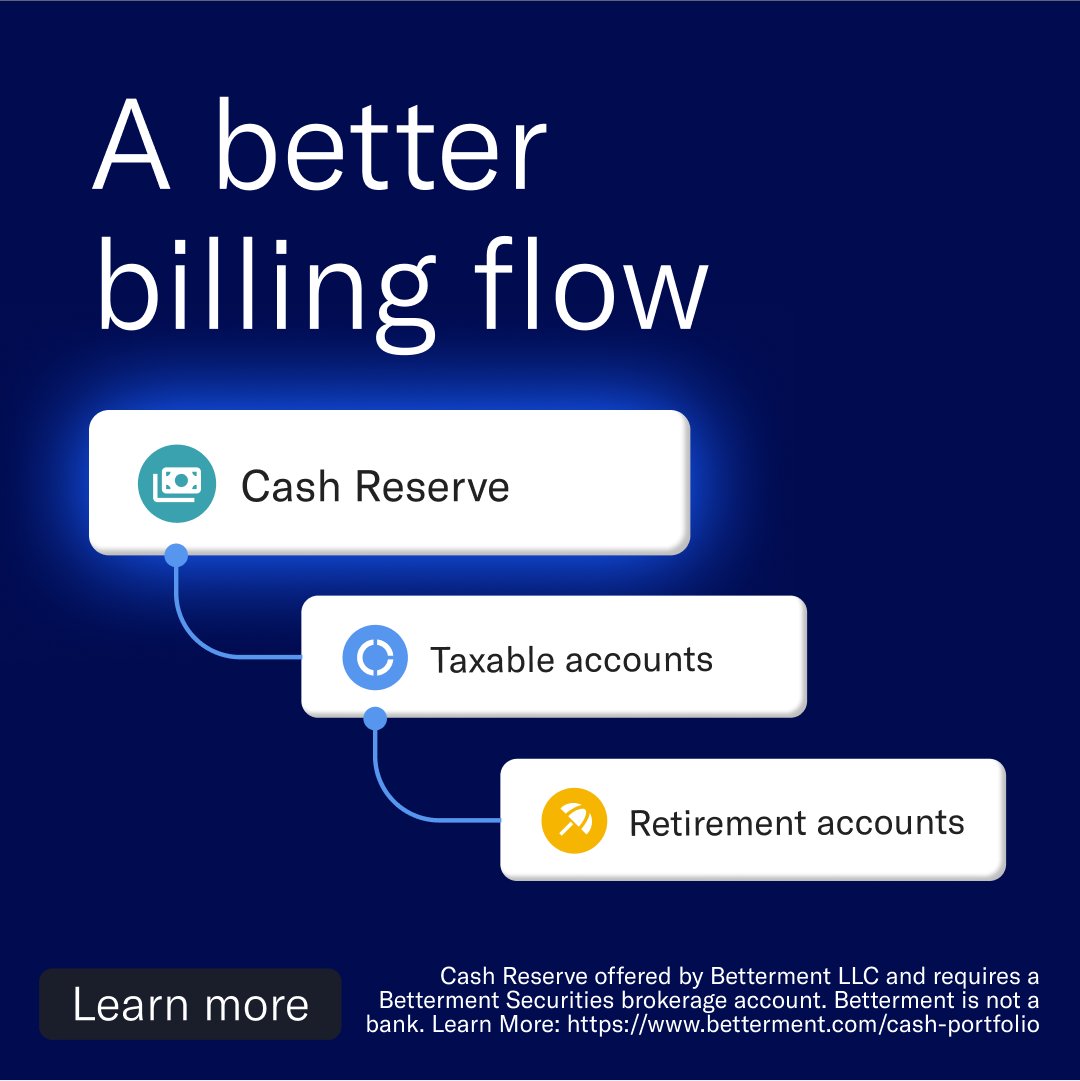 NEW: A more tax-efficient billing option is here. 
You can now opt to have fees drawn from Cash Reserve first, then taxable, and finally retirement accounts. This simple flow adds tax efficiency at scale, without adding extra work on your end. 
Learn more: ow.ly/p3AR50WN6ky