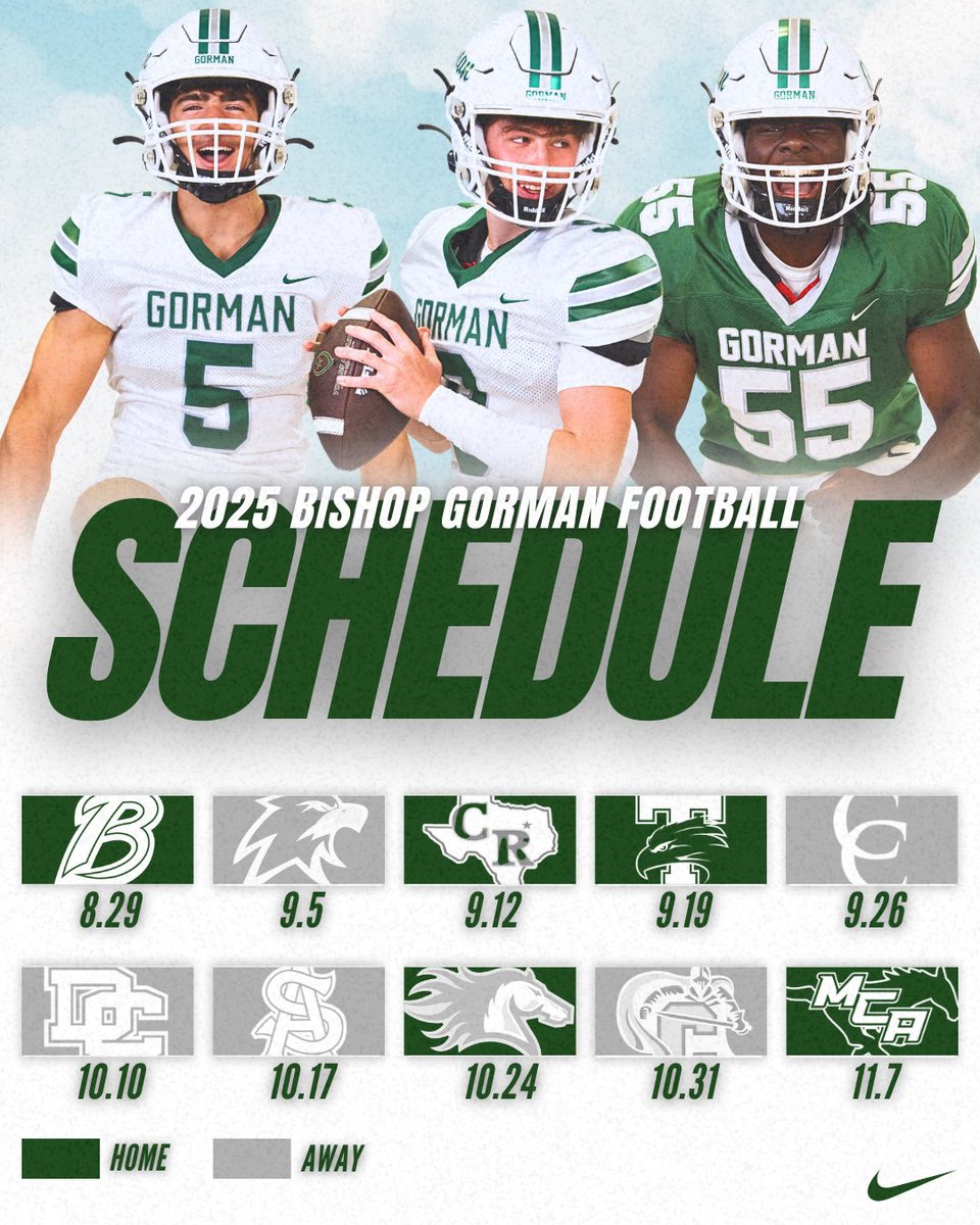 𝟮𝟬𝟮𝟱 𝘽𝙞𝙨𝙝𝙤𝙥 𝙂𝙤𝙧𝙢𝙖𝙣 𝙁𝙤𝙤𝙩𝙗𝙖𝙡𝙡 𝙎𝙘𝙝𝙚𝙙𝙪𝙡𝙚
#GoCru🏈