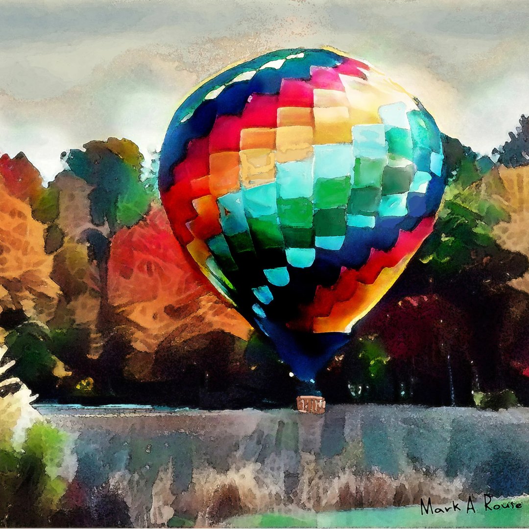 Don't forget to check out the exhibit, "Noticing Noblesville!"

You can view the full exhibit through Sept. 26 at Noblesville City Hall, Monday through Friday, 8:00 a.m. to 4:30 p.m.

Piece featured: "Hot Air" by Mark Rouse

Shop this exhibit online: bit.ly/3KsnSZK