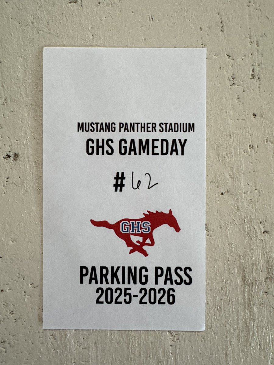 Get a reserved parking space for MPS for GHS Home Varsity Football Games. If you select the buy now in our online auction today you’ll get it in time for the first game, 8/29. Check grapevinecheer.com ❤️💙