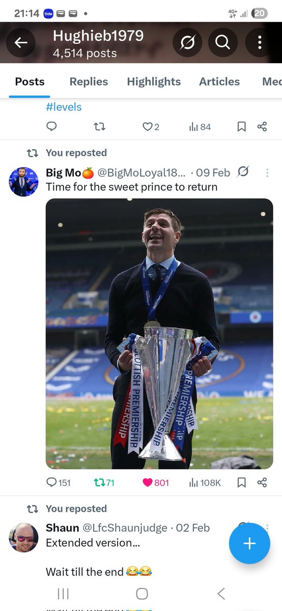 All I wanted. Every cunt could see it. Every cunt. Fuck Russell Martin. Bring back Gerrard