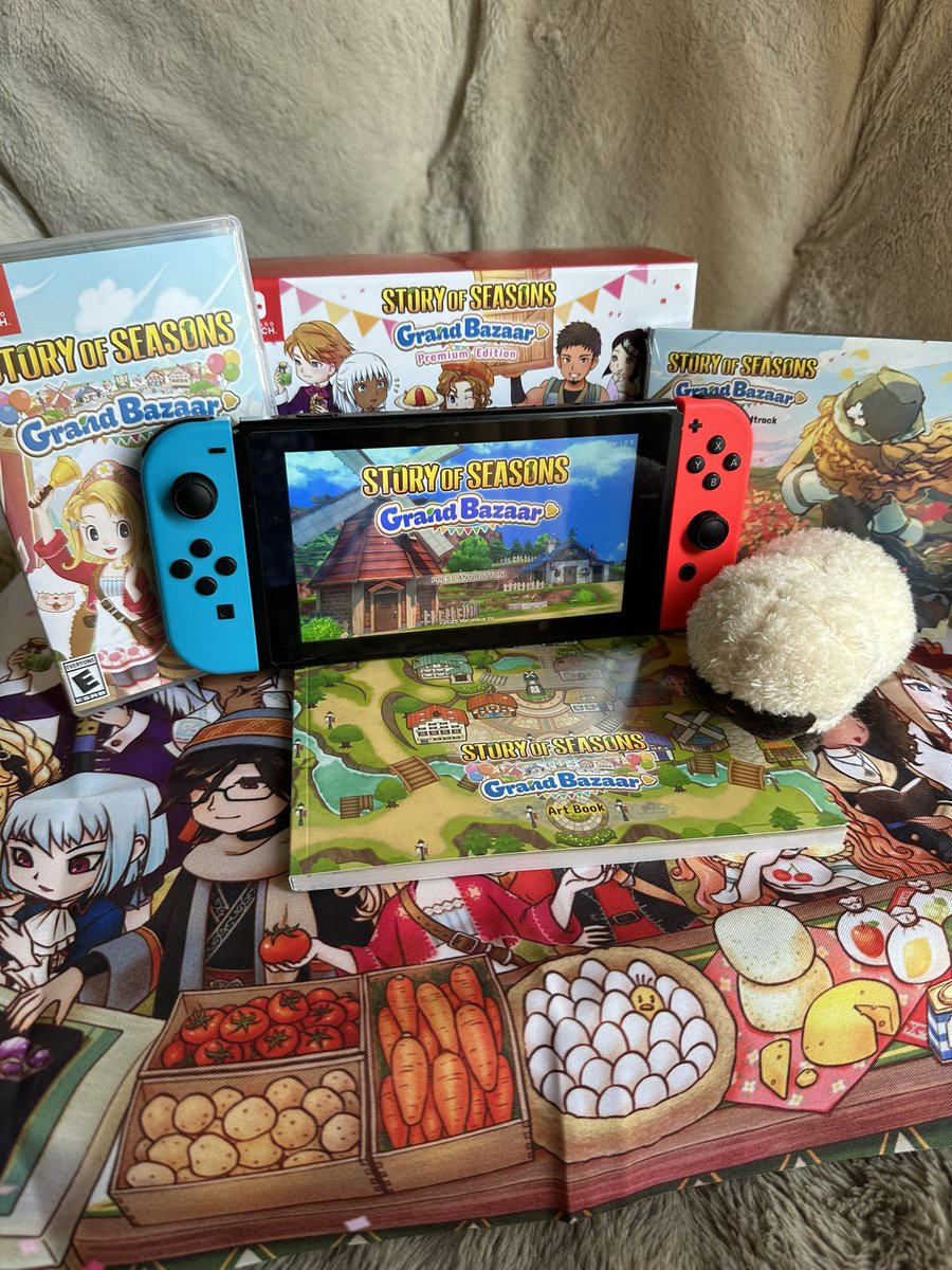 tubz🌻 (@heyitstubz) on Twitter photo It arrived!!! I have the best friends ever. I’m so excited to play <a href="/storyofseasons/">Story of Seasons</a> Grand Bazaar! And yes, we will definitely be covering it on our YouTube channel!! It arrived!!! I have the best friends ever. I’m so excited to play <a href="/storyofseasons/">Story of Seasons</a> Grand Bazaar! And yes, we will definitely be covering it on our YouTube channel!!