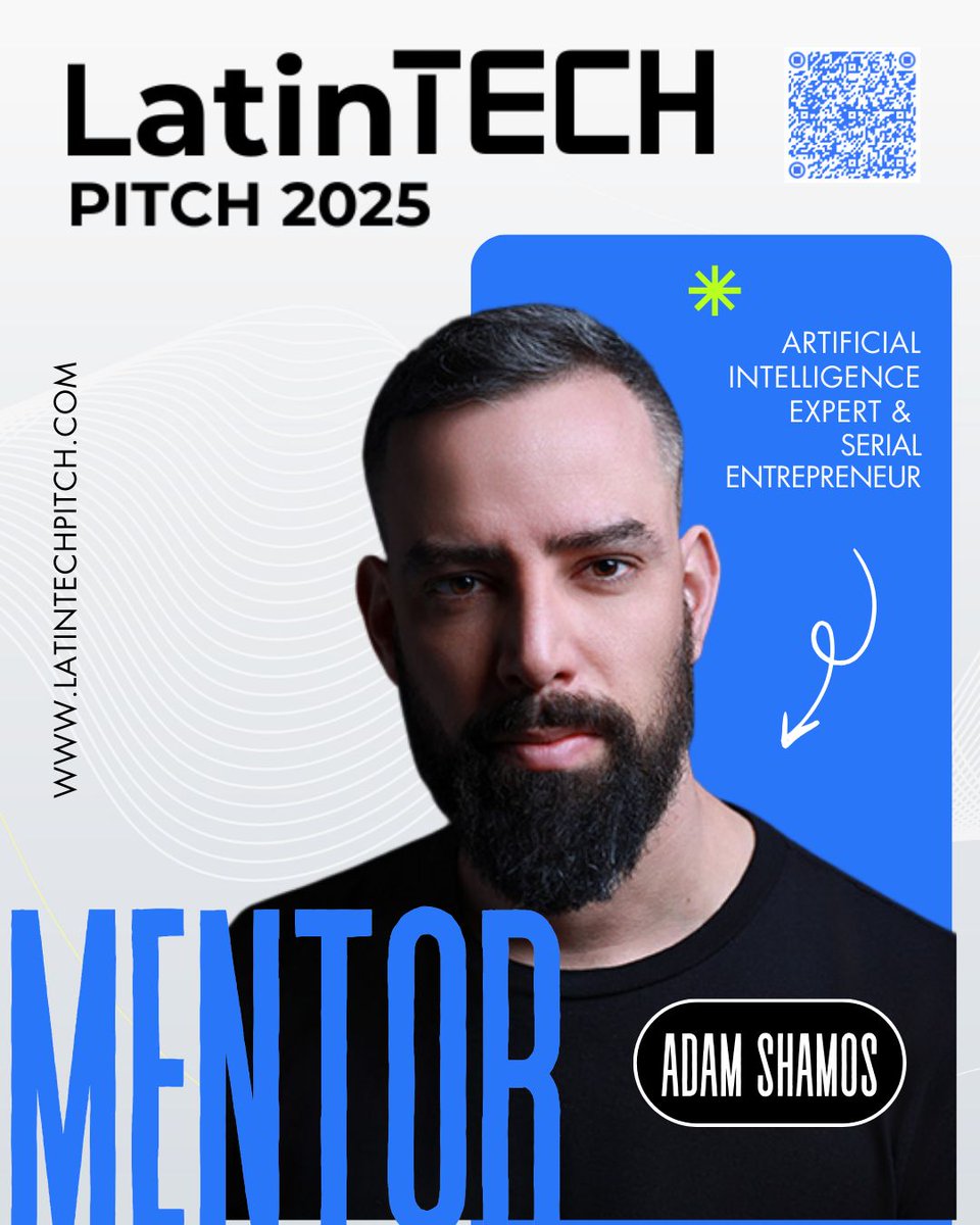 Meet Adam Shamos, one of the LatinTech Pitch 2025 judges and mentors.

An AI and SaaS entrepreneur, Adam has scaled bootstrapped startups to profitability and forged partnerships with global leaders across healthcare, automotive, and enterprise tech. With over a decade of