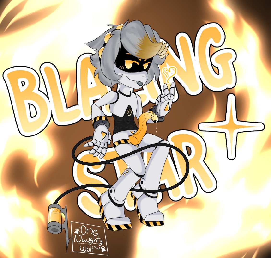 <a href="/BubbleWandXx/">🔞🫧Bubble Wonderland🫧🔞</a> wanted me to draw <a href="/FCagess/">✨🔞Raven Bite🔞✨</a>’s Blazing Star,  so here be the handsome rockstar!! It was so fun drawing him and an honor to do so cause I love y’all’s content and low-key I did a happy dance when ya mooted me CENVEFJNV thank you both so much you rock