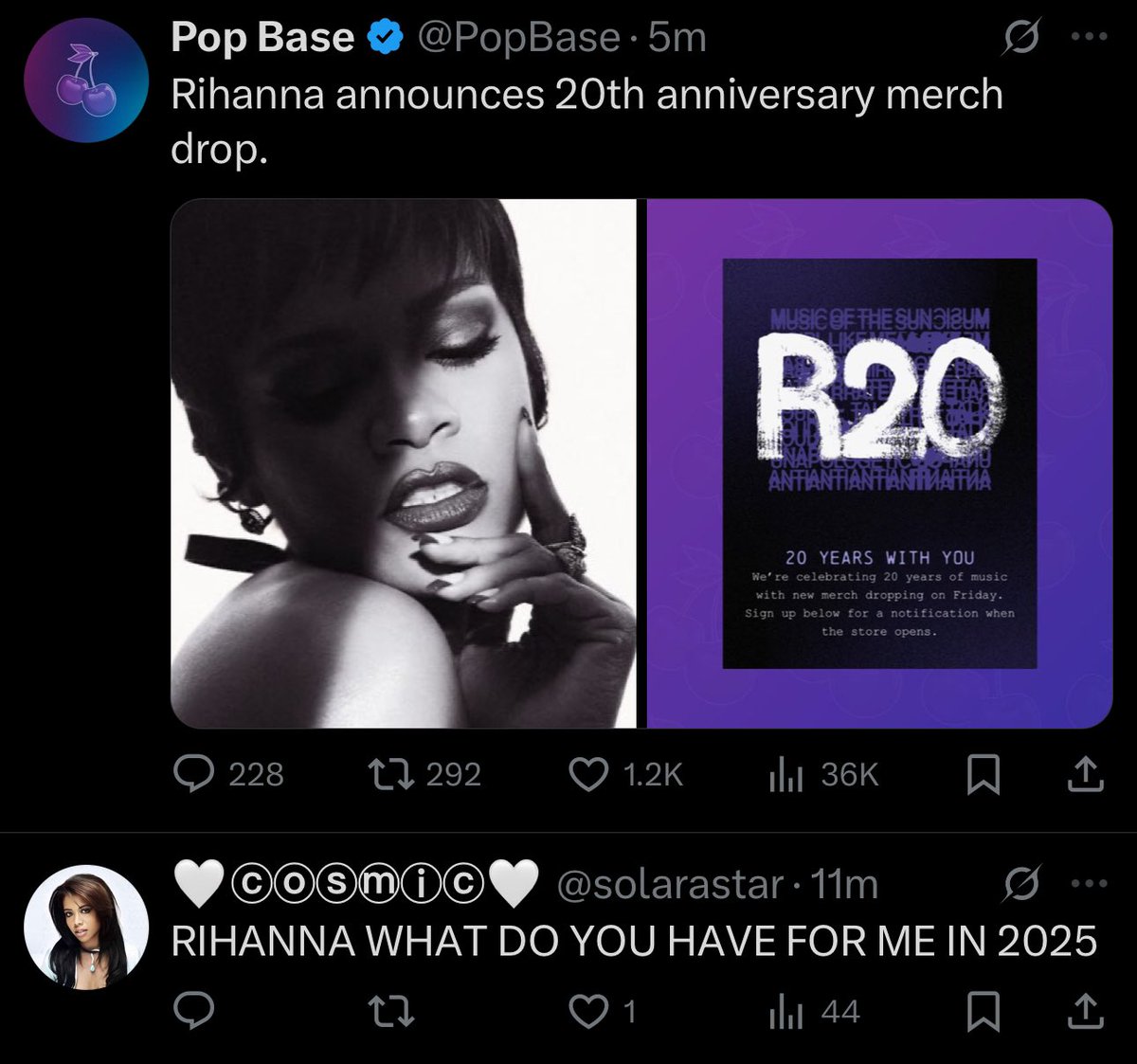 rihanna never dropping music again bro😭
