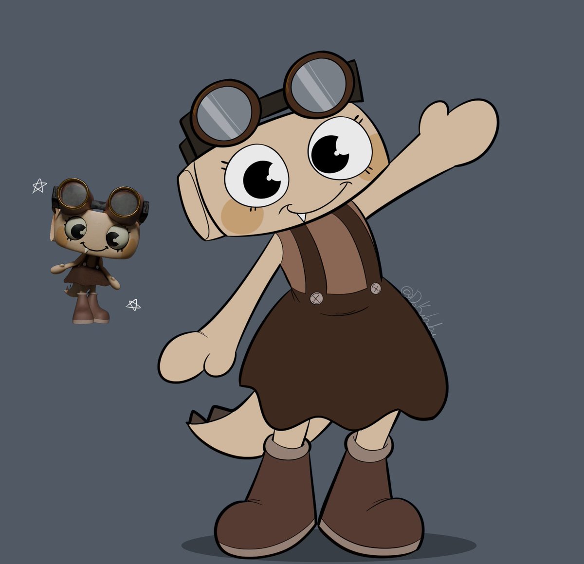Shelly says hi! :D Design by @Luckythe3rdcat ! This Shelly design