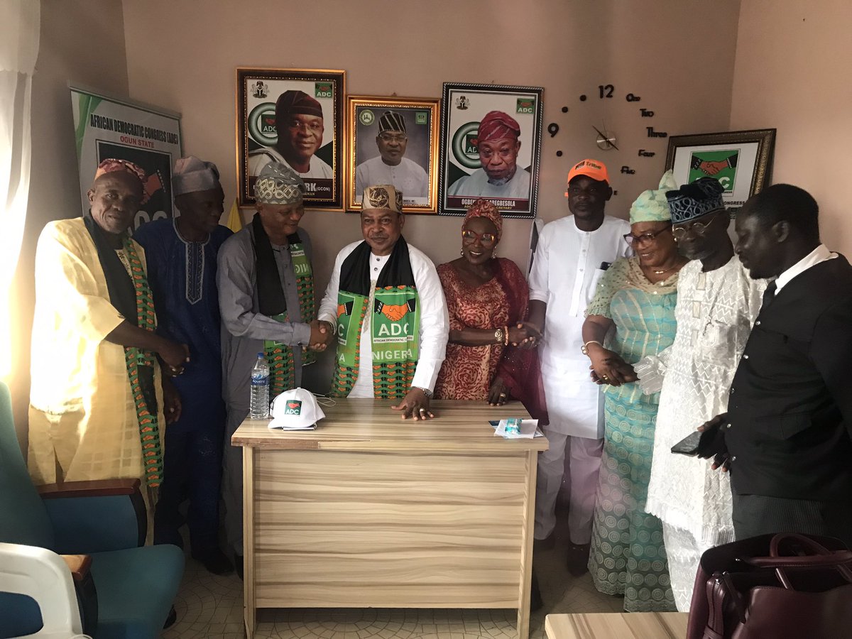 Ogun State ADC Welcomes Rainbow Coalition and NATA Association into the Party*

In a landmark development aimed at fortifying its political base and fostering unity, the African Democratic Congress (ADC) in Ogun State has officially welcomed two prominent groups—the Rainbow..
