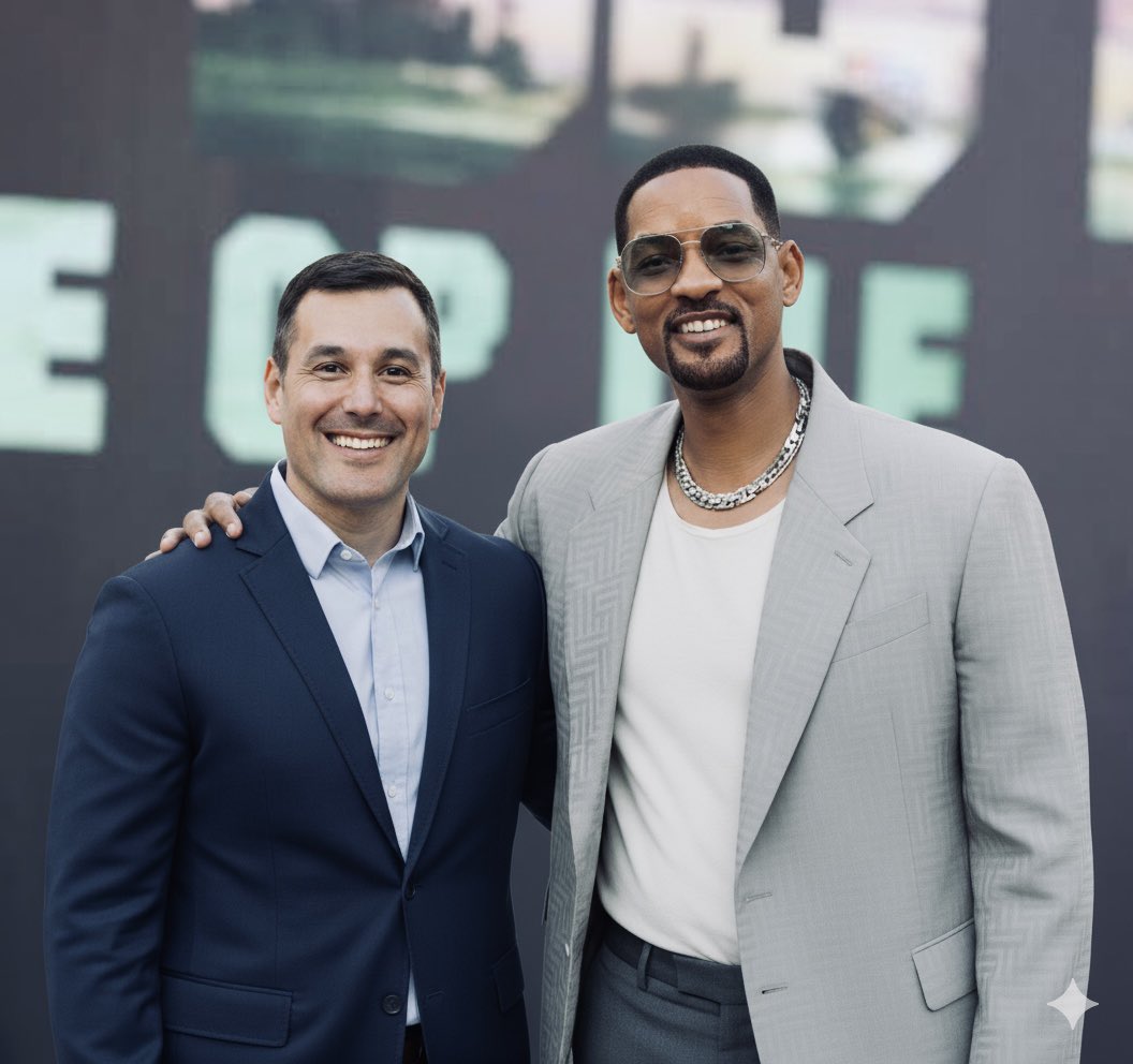 It’s ridiculous to think Will Smith would use AI to generate a packed house for the promo of his tour. 

Anyway, here is a photo of us together that was not created with the incredible new capabilities of Google Gemini 2.5 Flash Image/Nano Banana.