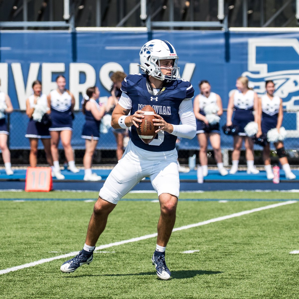 Three-year captain and two-time All-Landmark QB Jared Jenkins is Moravian's nominee for the 2025 #CampbellTrophy! Congrats <a href="/_jaredjenkins_/">Jared Jenkins</a>! #HoundEm