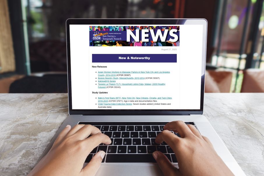 DSDR's latest Quarterly Newsletter is here! Discover new data releases, take a closer look at the Katrina@10 Series, and learn about our leadership transition as we thank John Marcotte for his many years of service as Director: myumi.ch/y1dAW