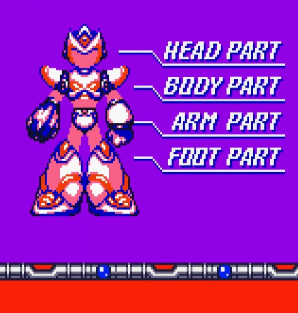 Mega Man Xtreme 2 is the only game featuring zero acquiring armor parts for himself from dr. light capsules despite his sprites not updating it once you get all parts