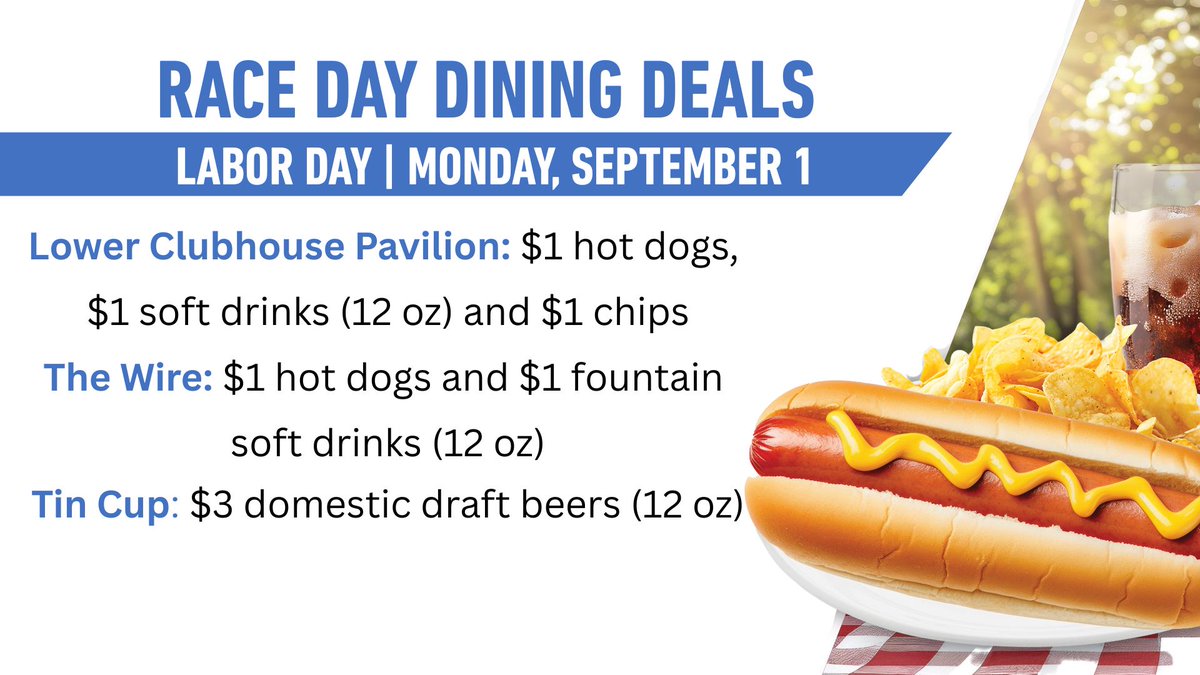 Join us for our annual Labor Day at the races celebration.  Your Finger Lakes program, admission and parking are all free.