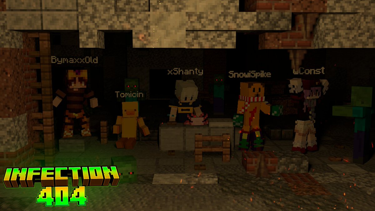 Infection 404 | Minecraft server tweet media