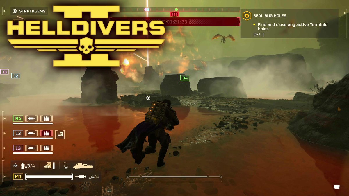 MagnumGamingPS5's tweet image. Helldivers 2 | PS5 Pro

When you dive alone, always throw your SOS Stratagem first before anything else so that you can call other helldivers to join the fight with you. 

#helldivers2Tips #tips #helldivers2 #xboxgamers