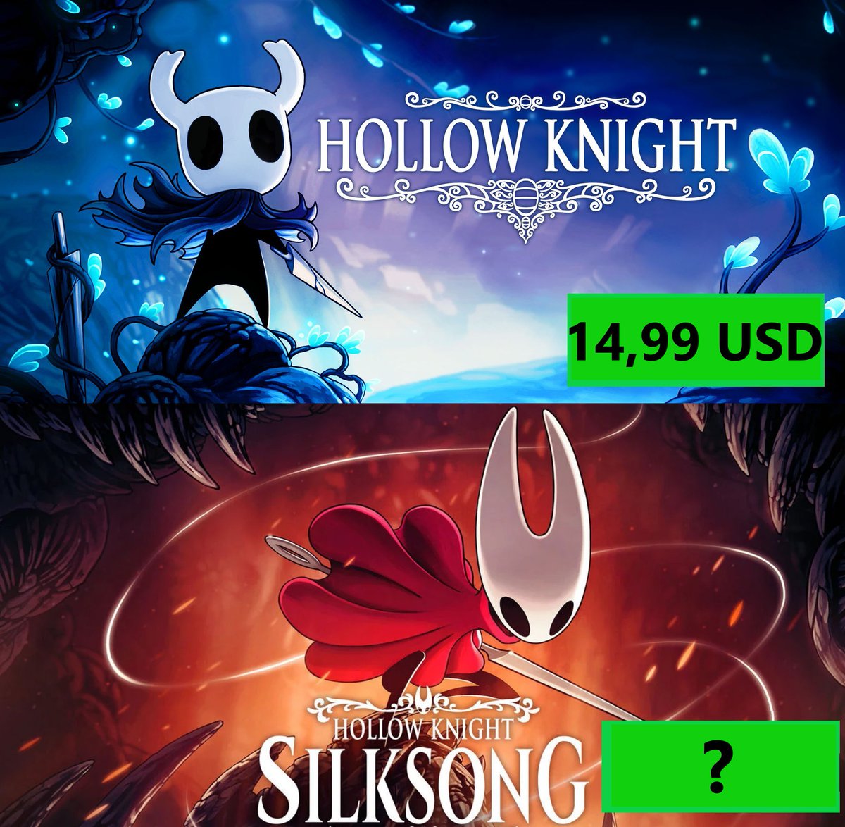 Your price prediction for Hollow Knight: Silksong?