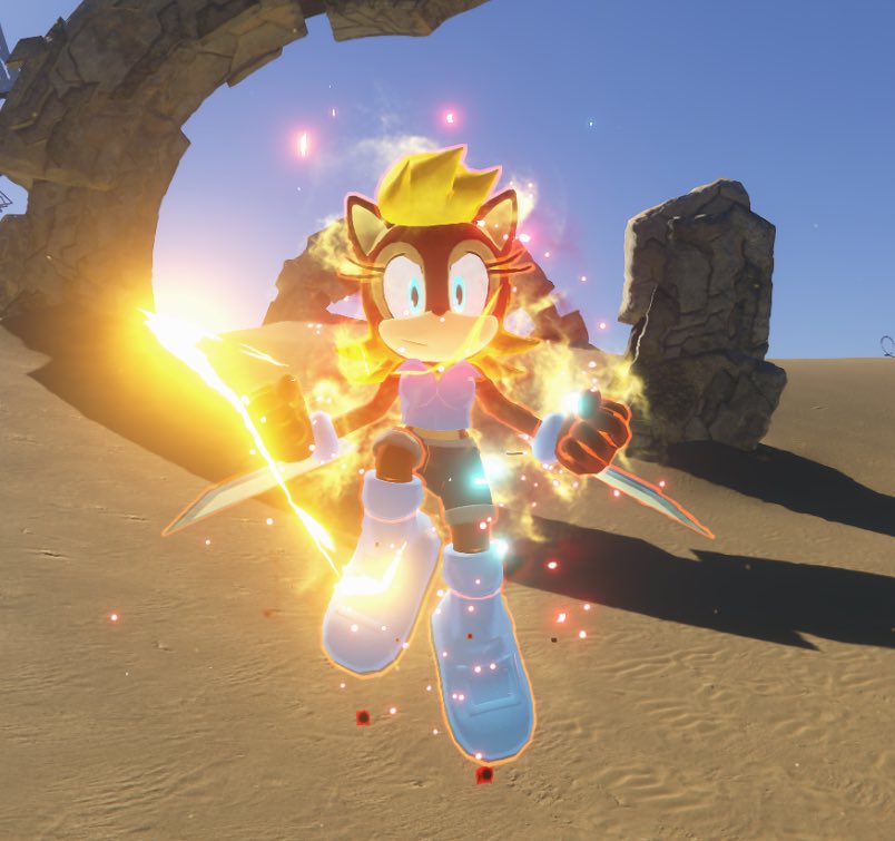 What are some nostalgic trademarks or other characteristics would you add to Sally in a video game? #Rally4Sally <a href="/all_4sally/">Sally4All</a> <a href="/TeamSea3on/">Team Sea3on</a> <a href="/SonicRush2112/">ChronoHero, CEO of Sally Acorn</a> <a href="/Ral4Sal/">Rally4Sally 🌰</a> (I know I keep tagging, but I need the feedback from the community)