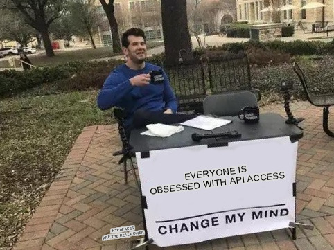 everybody wants api access but misses the entire point. interfaces are king

#LAM proves it, an ai that can use any software like a human makes all those api partnerships completely irrelevant