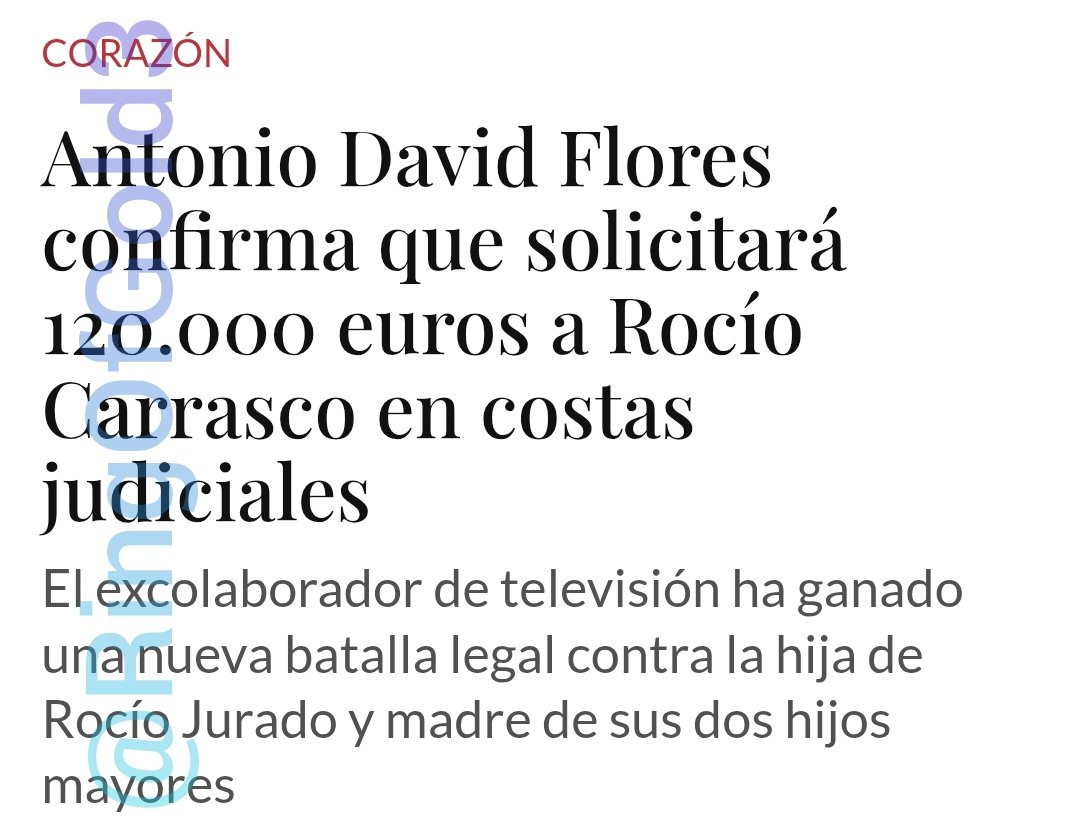 Un poquito de ubicaina para las fucsias:
La condenada por mala madre va a trabajar para Antonio David y su hijo, de nada... 🫣😏
#YoMeRebelo28A #YoMeRebelo29A