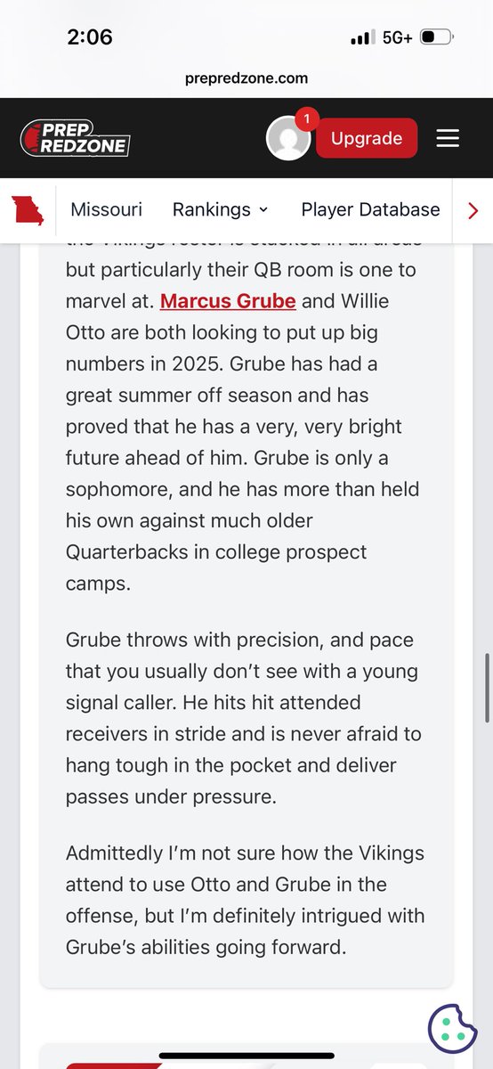 Thanks <a href="/PrepRedzoneMO/">Prep Redzone Missouri</a> for the write up! Definitely looking forward to the season, it’s going to be a good one with <a href="/ParkviewVikings/">Parkview Football</a> 

<a href="/The_onlyAjReed/">Allen Reed</a> <a href="/gobigrecruiting/">Go Big Recruiting</a>  <a href="/sgfcitizen/">Springfield Daily Citizen</a> <a href="/EliteRecruitsHQ/">Elite Recruits HQ</a> <a href="/5StarFBRecruits/">5 Star Football Recruiting</a> <a href="/LT2FBA/">LT2FBA Global</a> <a href="/gobigrecruiting/">Go Big Recruiting</a> <a href="/GreaterOzrksFb/">Greater Ozark Football</a> <a href="/JPRockMO/">JP Rock</a> <a href="/LoganTillman/">Logan Tuley-Tillman</a>