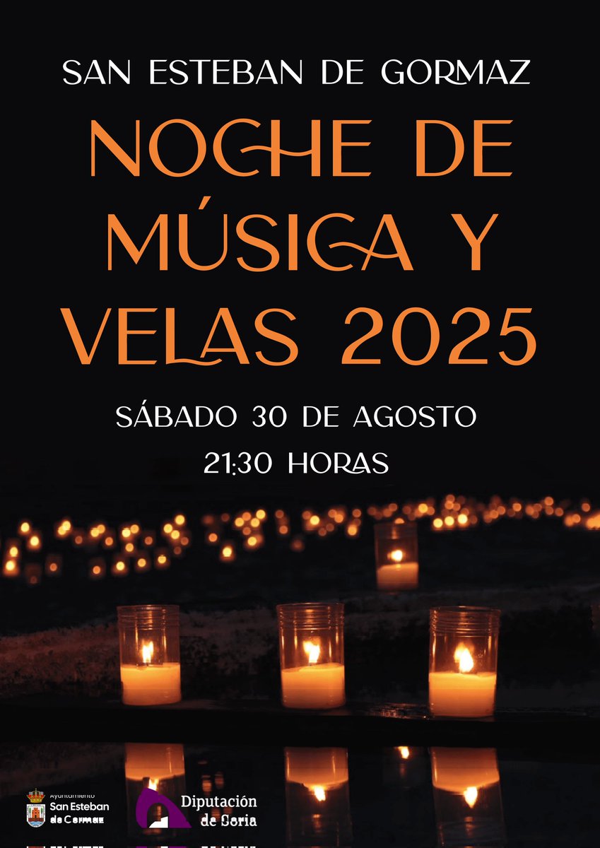¡La noche mas mágica del año en San Esteban de Gormaz!
Miles de velas dispuestas alrededor de la música de la Joven Orquesta Sinfónica de Soria. La Noche de Música y Velas llegará el próximo 30 de agosto
 #Soria
#Soriaestademoda #sorianitelaimaginas
<a href="/Soriaestademoda/">Soria está de moda</a> <a href="/CyLEsVida/">Turismo Castilla y León</a>