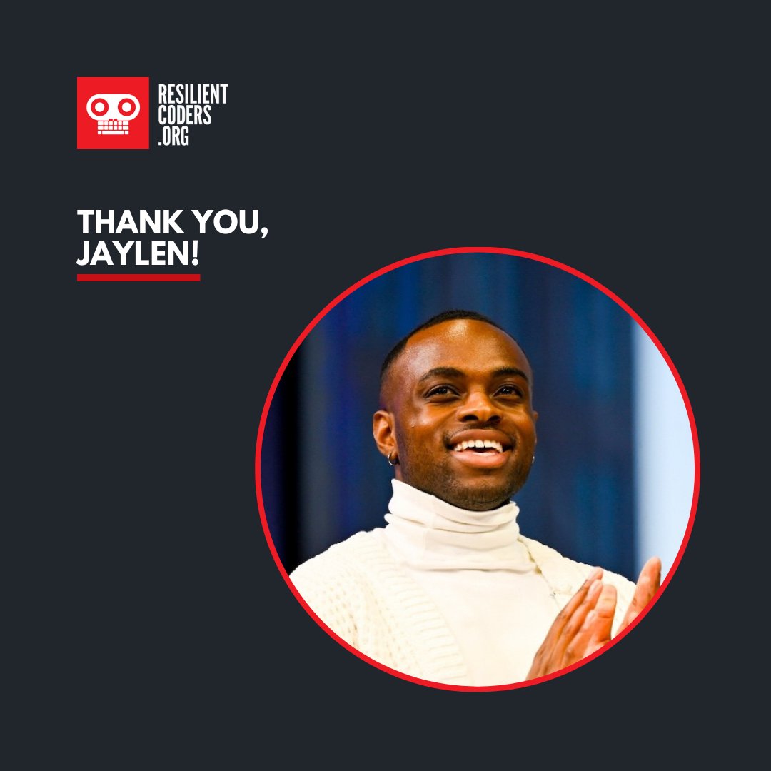 resilientcoders's tweet image. Thank you to innovation leader and RC Mentor Jaylen Sanders for sharing your expertise and creativity with the RC community!
Learn more about him and his recent session with our AI Engineering Fellows: hubs.ly/Q03FY7X10