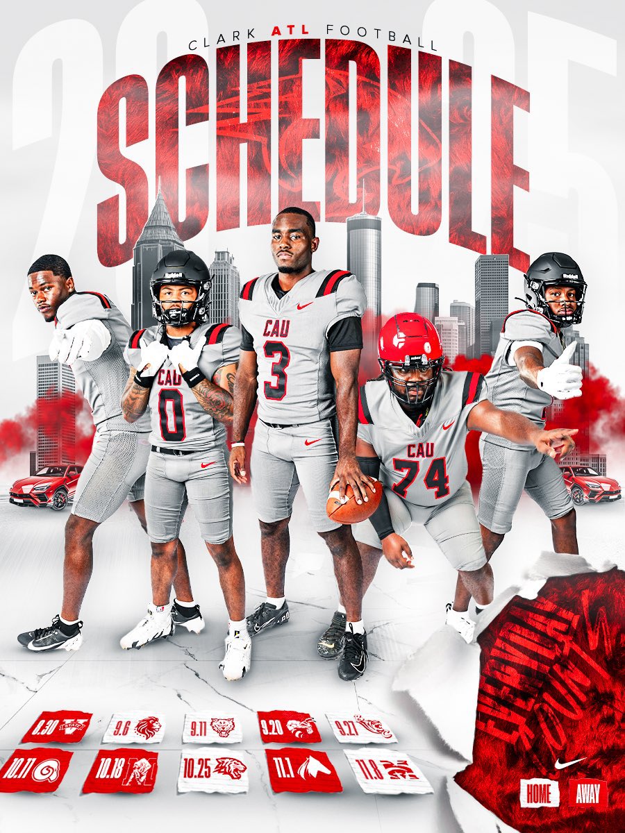 New Schedule Poster ☑️