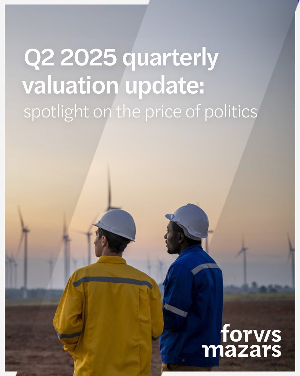 [#LetsTalkEnergy] Valuations in energy and infrastructure requires foresight as much as financial skill. Political and regulatory risks often remain hidden in valuations until they crystallise, making anticipation as valuable as the data itself. Read more:forvismaza.rs/6019swJvx