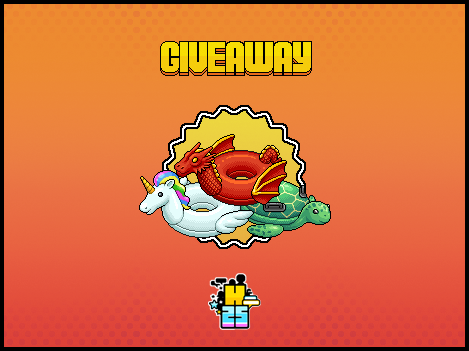 🌟 GIVEAWAY: 1 WINNER🌟

» PRIZE🥇
• Turtle Float🐢, Unicorn Float🦄 &amp; Dragon Float🐉

» REQ✅
✔️ Follow
🖤 Like and RT
➕ Tag 2 Friends

» ENDS🗓️
• 09/07/25 - ALL HOTELS

#Habbo25 <a href="/Habbo/">Habbo</a>