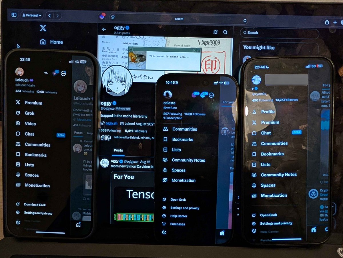 hanging out with the girls