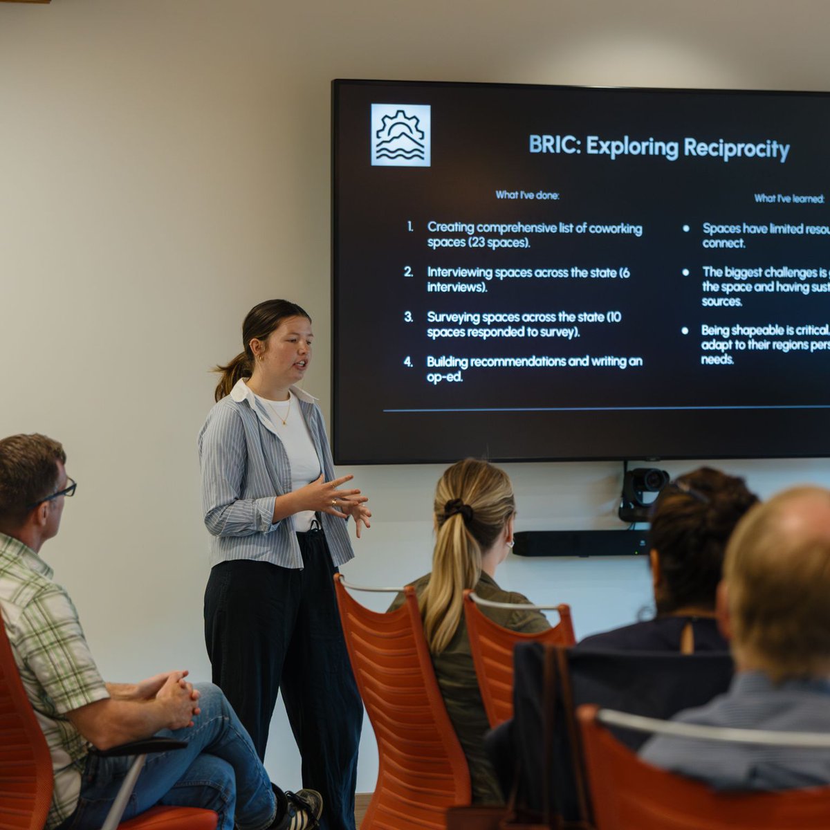 Coworking in VT isn’t just about desks + Wi-Fi - it’s about connection, creativity, + community.

UVM Leahy Institute interns worked with hubs across the state - including us! - to explore the future of rural coworking. 💚

Read more about it here: uvm.edu/ruralpartnersh…