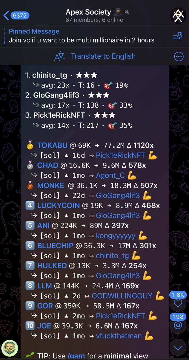 Im gonna open some spots in <a href="/apex_soc/">Apex Society</a> soon, looking for scanners, bagworkers, or really any type of value that can be added

3m LB for reference