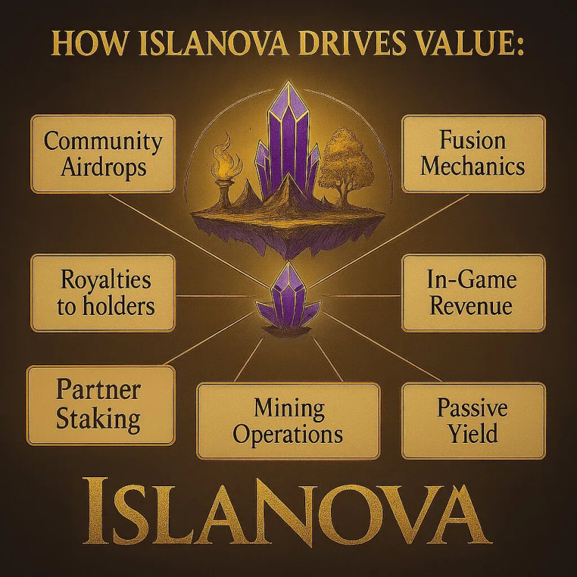 HOW ISLANOVA DRIVES VALUE : Lesson 1
🚀 Even before our mint, we’ve secured real utility for IslaNOVA holders.

Through our partnership with <a href="/BankerLabs/">$BANK</a> , every IslaNOVA NFT will be stakeable to earn $BANK on their dashboard.

Why wait for utility later when you can earn from day