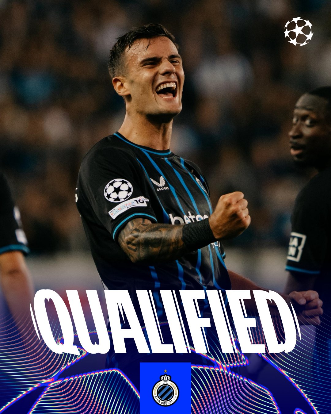 UEFA Champions League on X: "Club Brugge qualify in style 🔵⚫ #UCL  https://t.co/mbjX7uie0P" / X