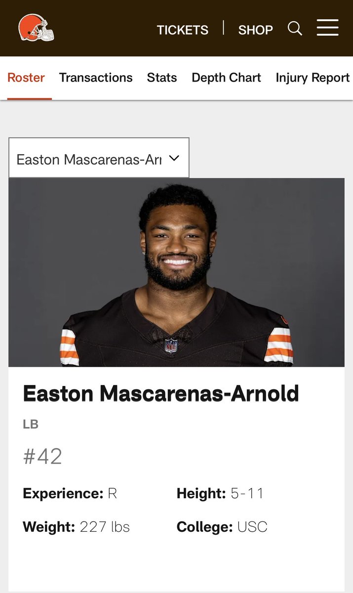Congratulations and so proud of Former Diablo, Trojan and Now Brown LBer! <a href="/Easton/">Dave Easton</a> Mascarenas - Arnold for  making the 53 man roster!! Let's go!! ⁦<a href="/SteveFryer/">Steve Fryer</a>⁩ ⁦<a href="/ocvarsityguy/">Dan Albano</a>⁩ ⁦<a href="/latsondheimer/">eric sondheimer</a>⁩ ⁦<a href="/diablocjohnson/">Chad Johnson</a>⁩ ⁦<a href="/missionfootball/">MissionViejoFootball</a>⁩