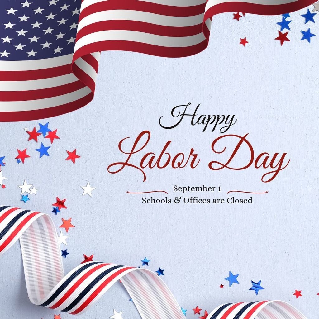 Have a wonderful Labor Day weekend!