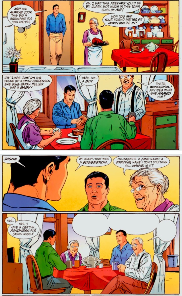 strawbeerrysoda's tweet image. Clark helped deliver a baby and suggested the name Jason btw