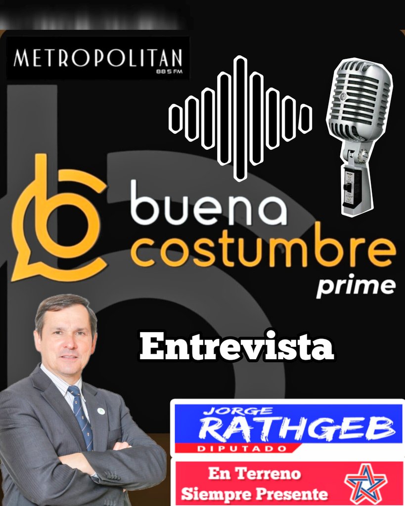 Diputado Rathgeb (@jorgerathgeb) on Twitter photo ¡Entrevista 🎙🎧📻!
Desde las 17:35 horas los invito a escuchar a través de buenacostumbre.cl
<a href="/buenacostumbre_/">Programa Buena Costumbre</a>
Una entrevista para analizar los últimos hechos que han ocurrido en La Araucanía y la zona sur del país.
#EnTerreno
#SiemprePresente
#LaAraucanía
#Entrevista ¡Entrevista 🎙🎧📻!
Desde las 17:35 horas los invito a escuchar a través de buenacostumbre.cl
<a href="/buenacostumbre_/">Programa Buena Costumbre</a>
Una entrevista para analizar los últimos hechos que han ocurrido en La Araucanía y la zona sur del país.
#EnTerreno
#SiemprePresente
#LaAraucanía
#Entrevista