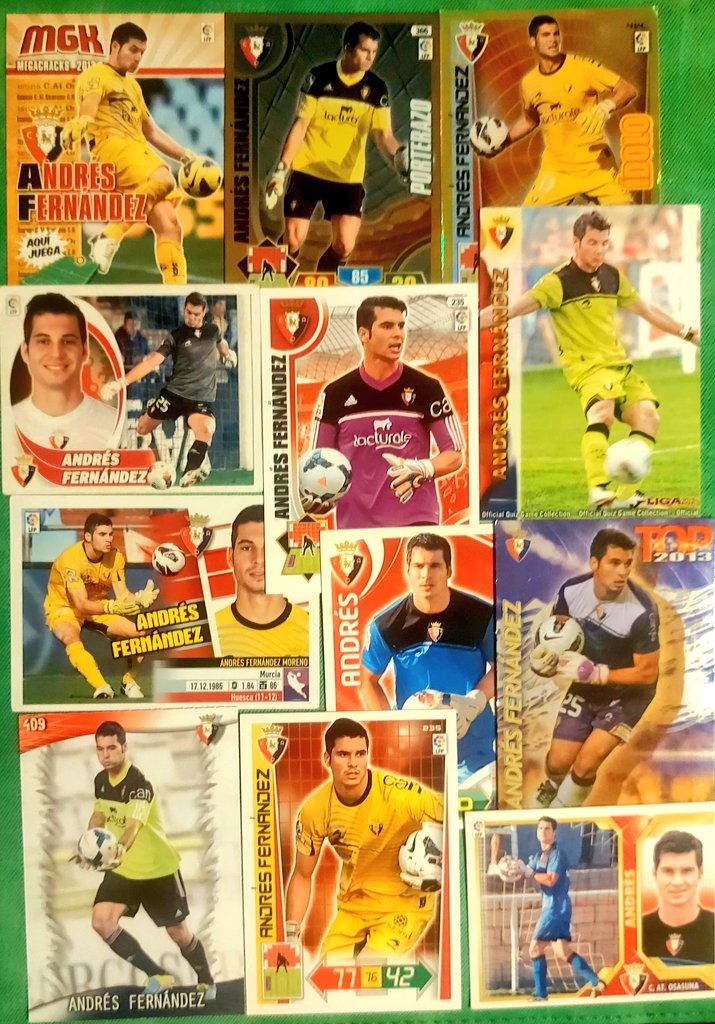 ⚽ El portero A. Fernández bueno 😉 <a href="/AndresFdez86/">Andrés Fernández</a>
#cromosrojillos ⤵️