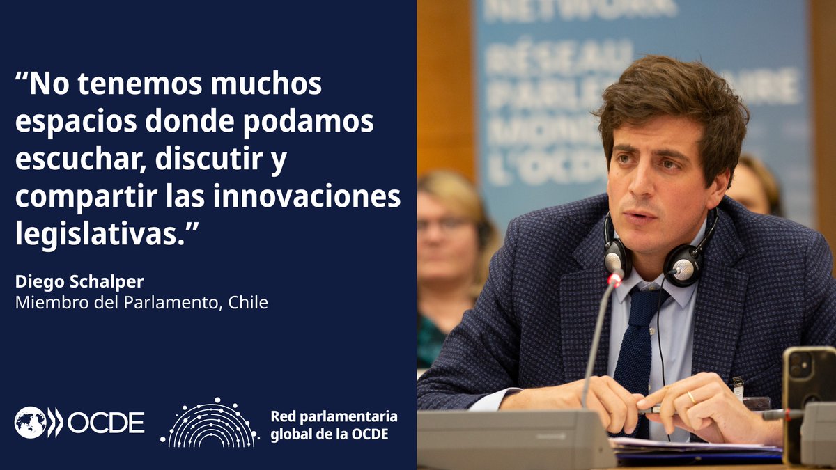 OCDE ➡️ Mejores Políticas para una Vida Mejor (@ocdeenespanol) on Twitter photo La Red Parlamentaria Global de la OCDE pone a los miembros de los congresos como <a href="/Diego_Schalper/">Diego Schalper 🇨🇱</a> al frente de las conversaciones políticas y les permite colaborar en los asuntos más demandantes de sus agendas legislativas.
Conozca más ➡️ brnw.ch/21wVfEU | #OECDparl La Red Parlamentaria Global de la OCDE pone a los miembros de los congresos como <a href="/Diego_Schalper/">Diego Schalper 🇨🇱</a> al frente de las conversaciones políticas y les permite colaborar en los asuntos más demandantes de sus agendas legislativas.
Conozca más ➡️ brnw.ch/21wVfEU | #OECDparl