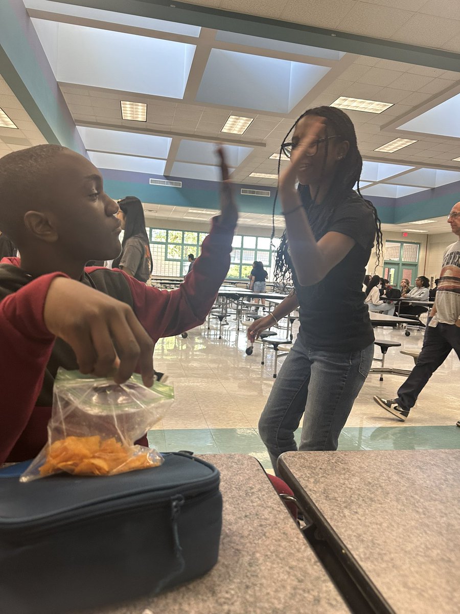 THIS <a href="/chrissy_myers/">Chrissy Myers</a> is amazing to see genuine kindness on a daily basis ! Watch it grow ! <a href="/DRMSdolphins/">Durant Road MS</a> 🐬🐬❤️❤️#choosetoinclude