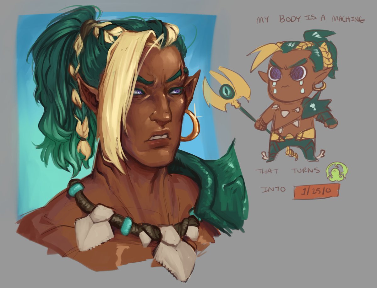 He's just so fun to draw🥹

{#Namor #MarvelRivals #Marvel}