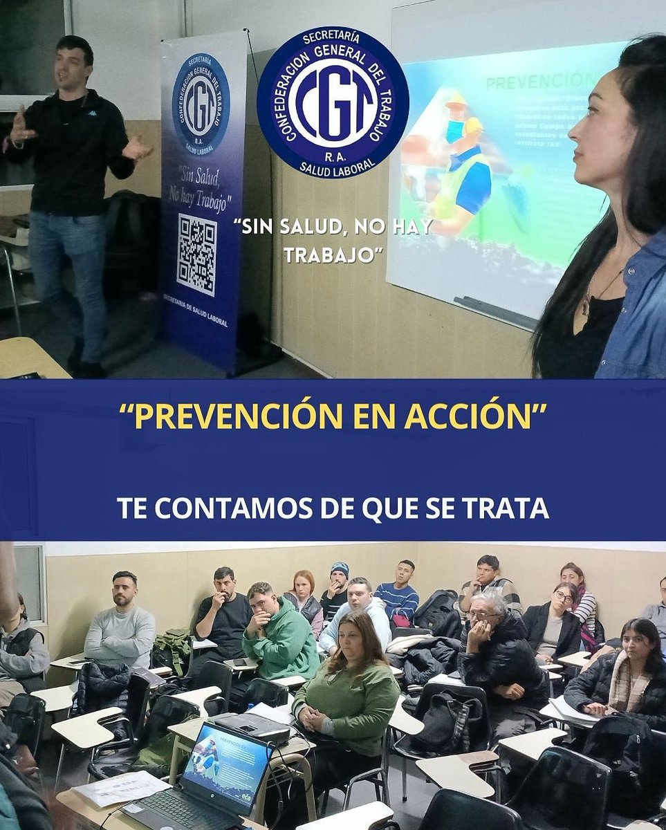 Desde la Secretaría de Salud Laboral de la CGT, queremos compartir  el lanzamiento  del programa “Prevención en Acción”. 

instagram.com/p/DN329jID0Q9/…