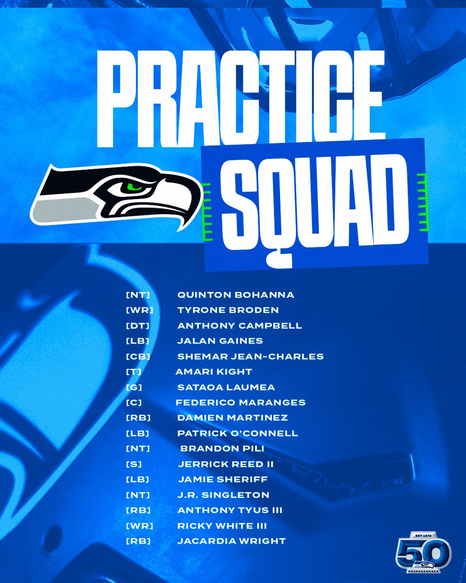 Our practice squad is set.

Read More » shwks.com/tucf9y8e
