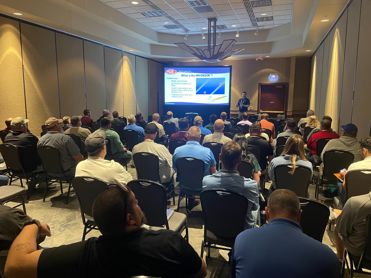 Smith_Loveless's tweet image. That’s a wrap on the @KansasWEA #KsAWWA Joint Annual Conference!

We had a great time visiting with everyone at the S&amp;amp;L® booth, presenting on Grit Removal and helping out with the #OpsChallenge trials! 

Contact KS #OpsChallenge Co-Chair Joe Schmidt for more info!
