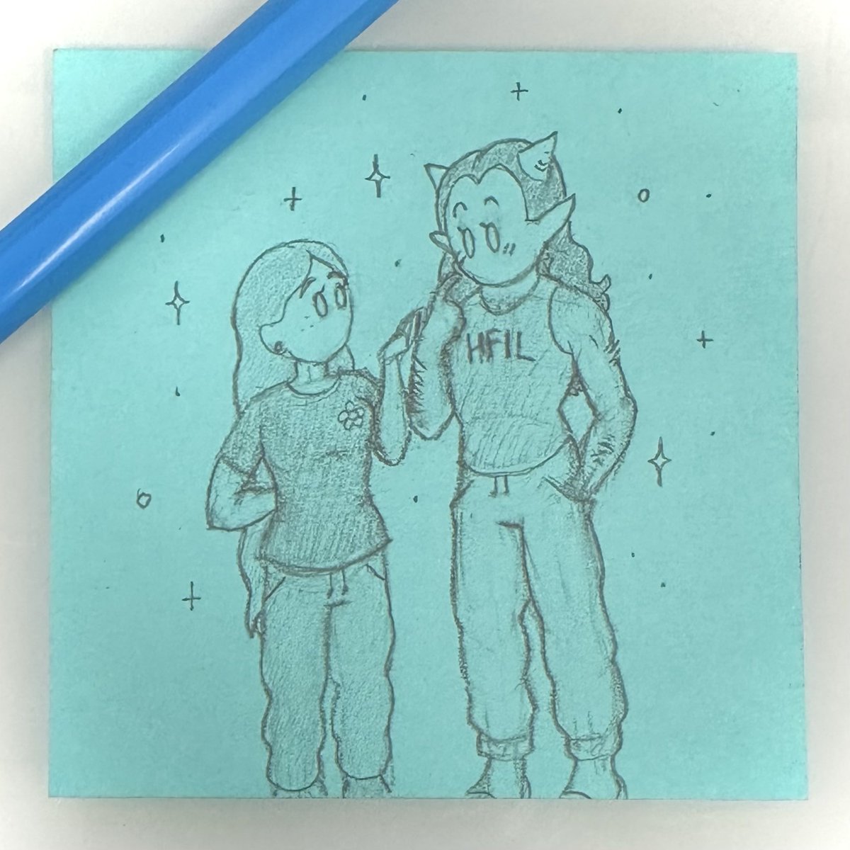 gotta hype up your fav sometimes ✍️✨ 
#workdoodle #majinoc #dragonballoc