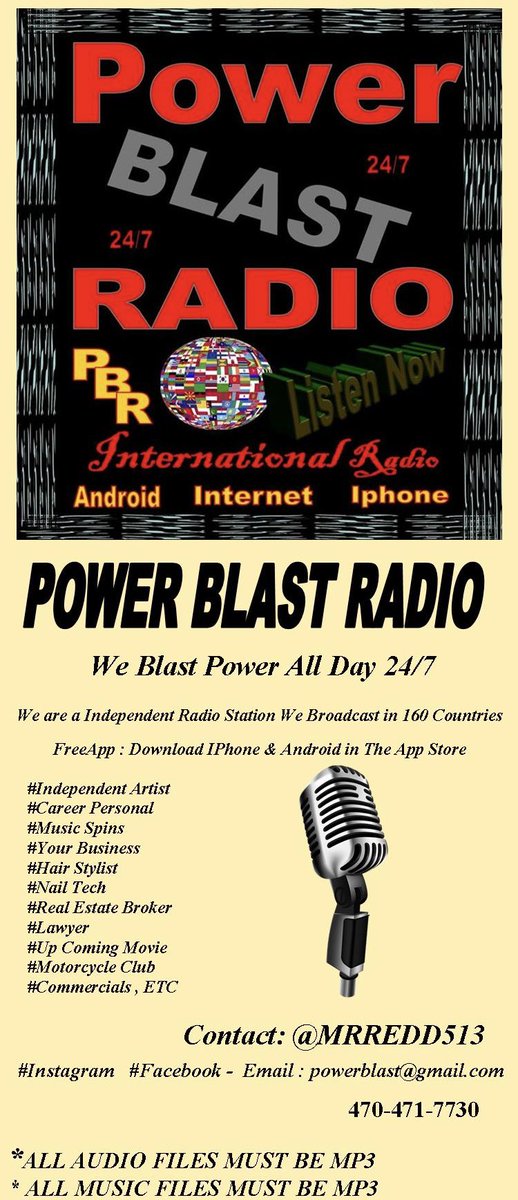 MRREDD513's tweet photo. #InternationalHour #POWER BLAST RADIO 
#Listennow                                                 Power Blast Radio  - New app- IPhone Download https://t.co/cJDyb2NEFt (https://t.co/cJDyb2NEFt)- https://t.co/FJ4St469KM