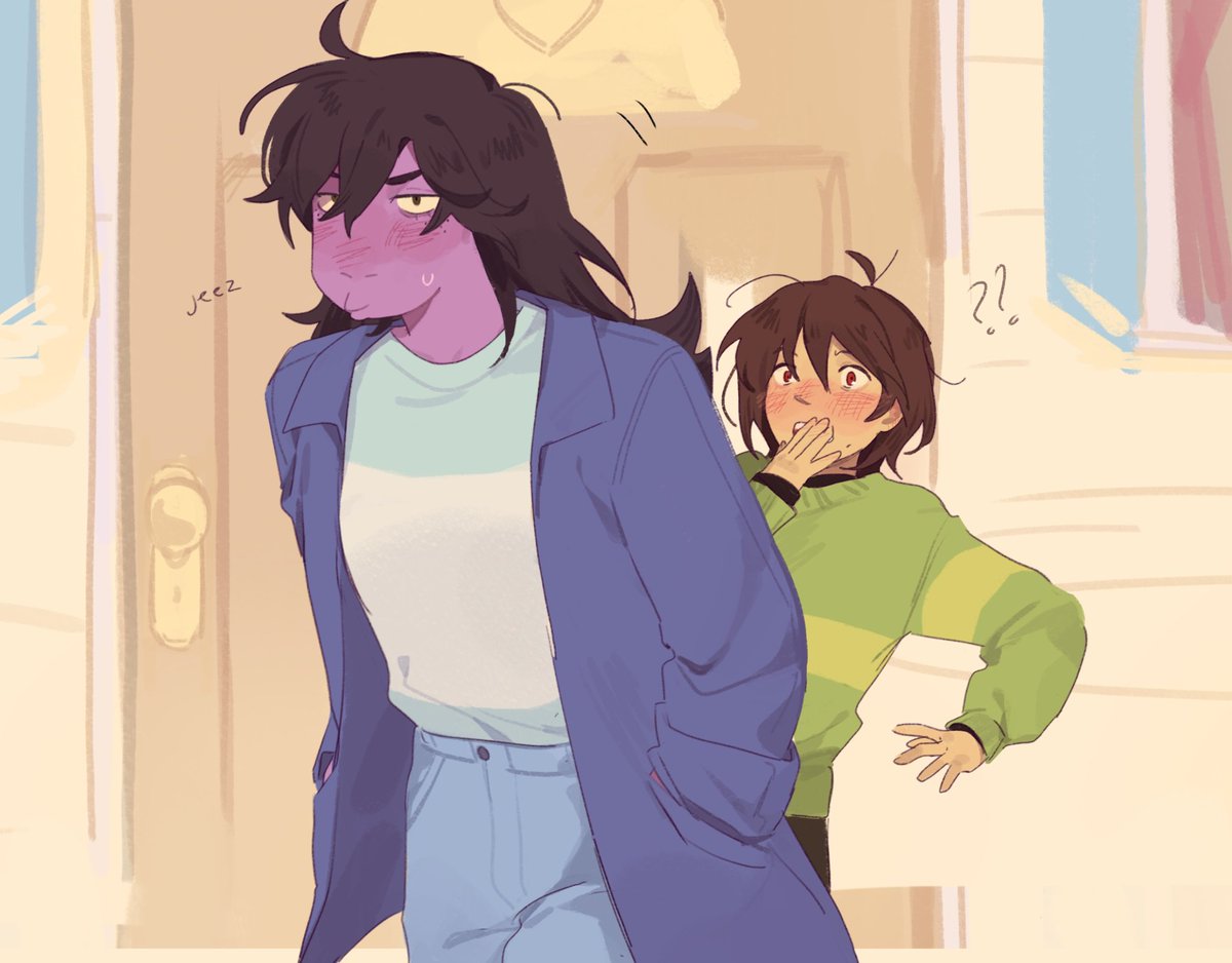 duongesean's tweet photo. (1/2). Krusie.....I need more Krusie, I'm withering rn..
#krusie #DELTARUNE https://t.co/ym21qdIpDA
