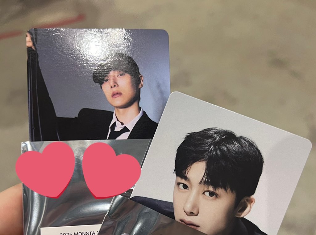 mx01im26's tweet photo. 更新 【交換】モネク MONSTA X フォトカード トレカ グッズ I.M

譲→ランダムトレカ：ショヌ ミニョク キヒョン ヒョンウォン ジュホン
求→同種チャンギュン

本日会場で手渡し可能です。
宜しくお願いいたします。 https://t.co/L61aq0k1FB