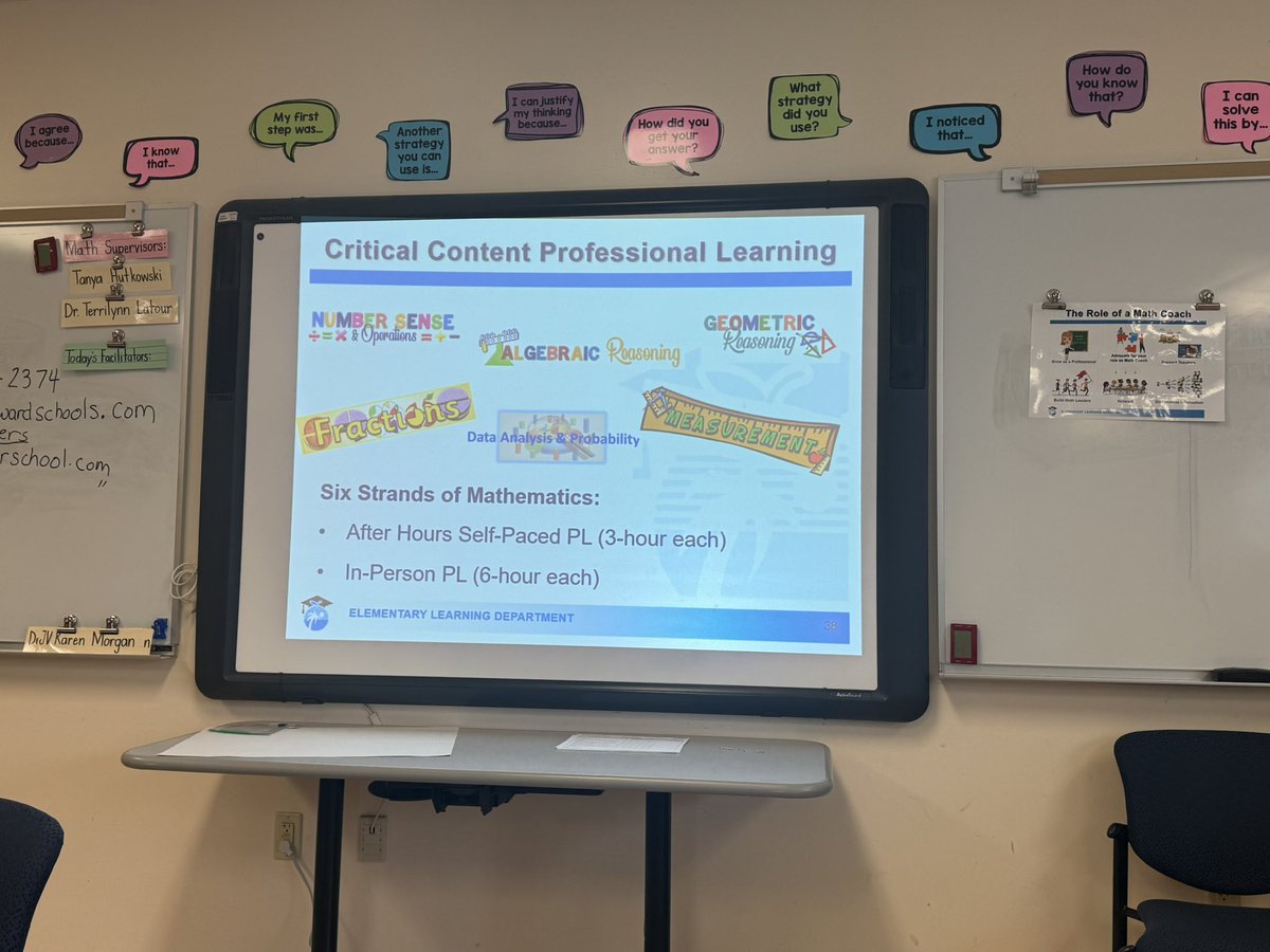 PCE_CoachHarmon's tweet image. Today I attended my first Math Coach meeting as the new Math Coach at PCE! Great way to start the year. Can’t wait to support our teachers and students! 📊✨ #MathCoach @BCPSLeadership @BCPS_South